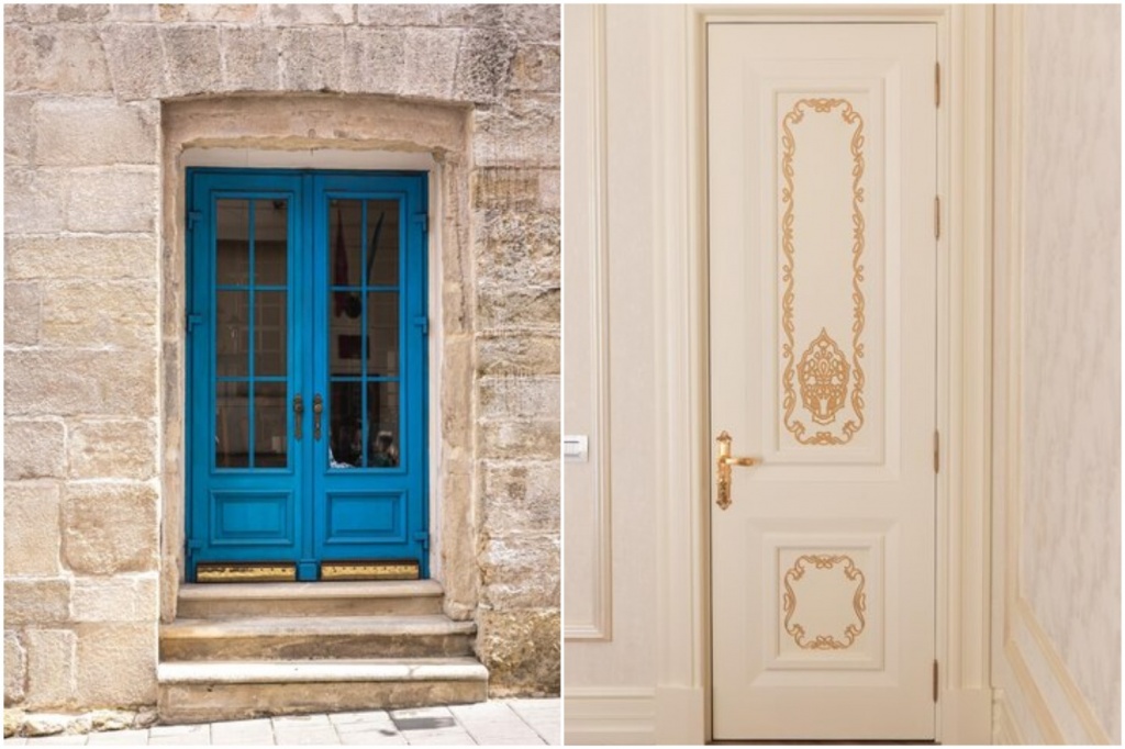 дверь в патине